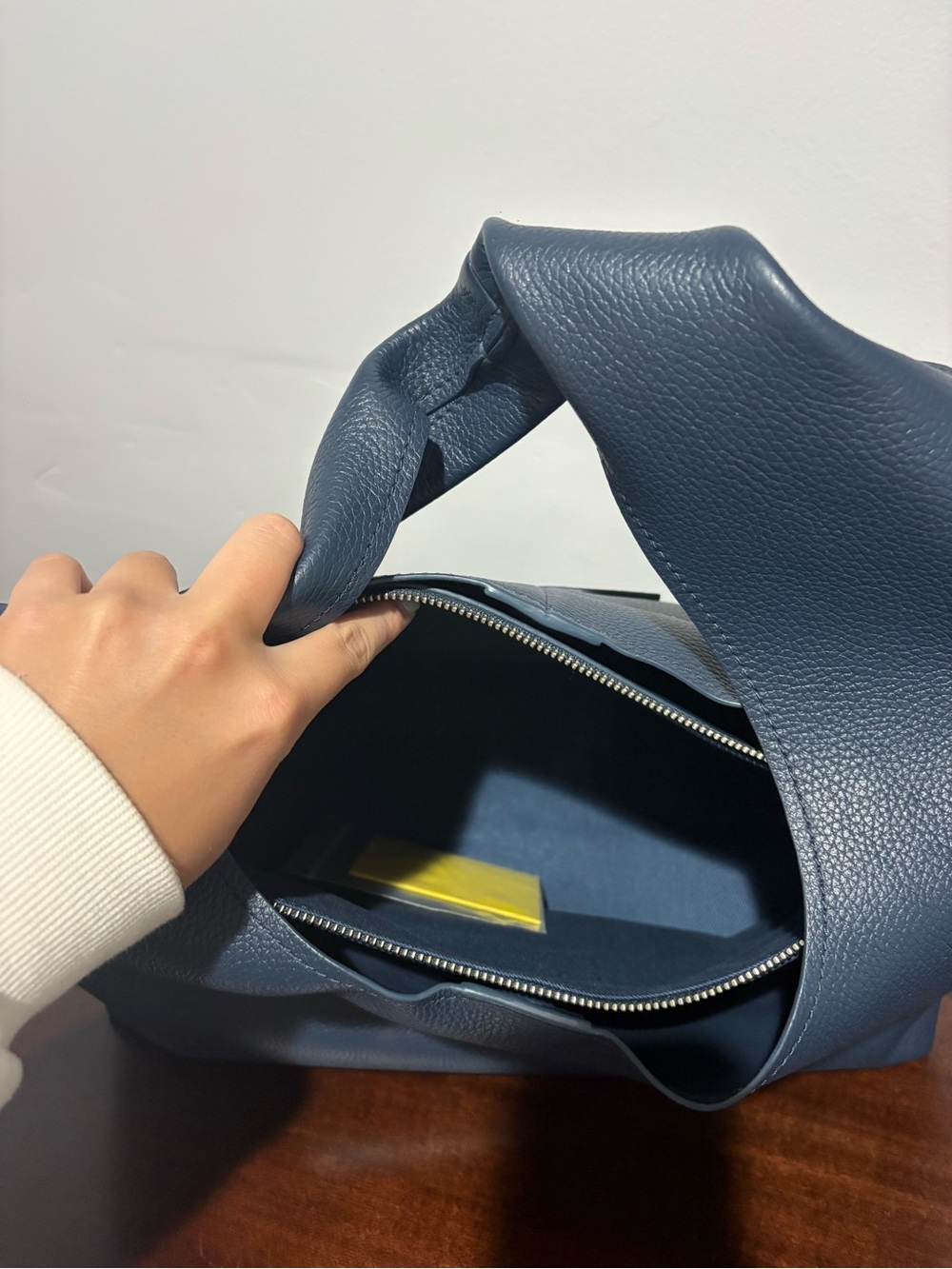 Marc Jacobs Navy Blue The Sack Duffel Bag - Picture 3 of 5